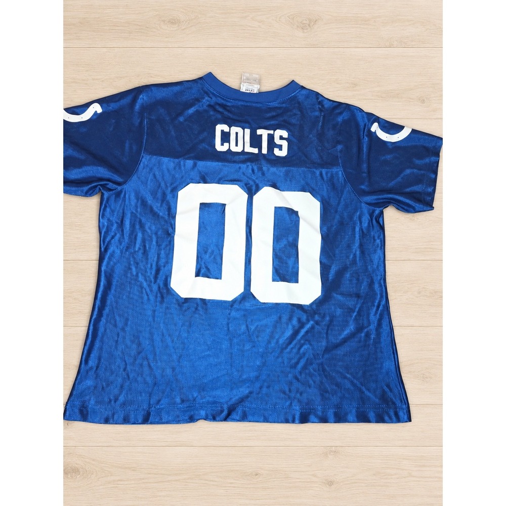 NFL Team Apparel Indianapolis Colts Women Jersey Blue Size Large Football